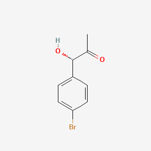 (1S)-1-(4-Bromophenyl)-1-hydroxypropan-2-one