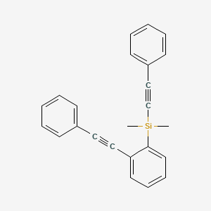 Dimethyl(phenylethynyl)[2-(phenylethynyl)phenyl]silane