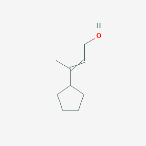 3-Cyclopentylbut-2-en-1-ol