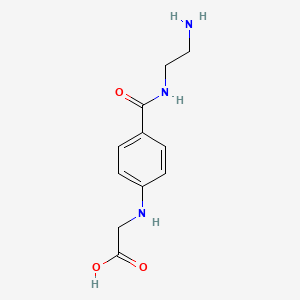 N-{4-[(2-Aminoethyl)carbamoyl]phenyl}glycine