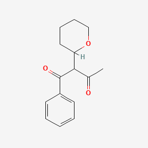 2-(Oxan-2-yl)-1-phenylbutane-1,3-dione