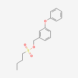 (3-Phenoxyphenyl)methyl butane-1-sulfonate