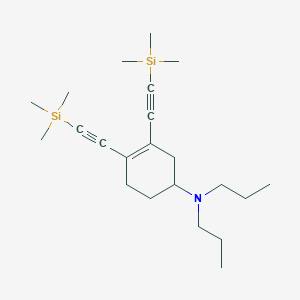 N,N-Dipropyl-3,4-bis[(trimethylsilyl)ethynyl]cyclohex-3-en-1-amine