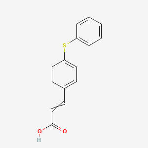 3-[4-(Phenylsulfanyl)phenyl]prop-2-enoic acid