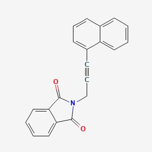 2-[3-(Naphthalen-1-yl)prop-2-yn-1-yl]-1H-isoindole-1,3(2H)-dione