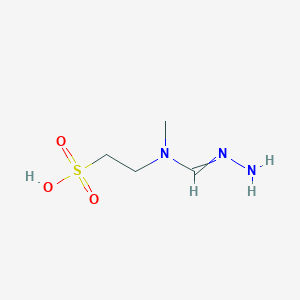 2-[(Hydrazinylidenemethyl)(methyl)amino]ethane-1-sulfonic acid