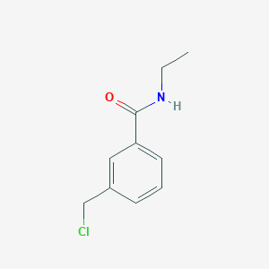 molecular formula C10H12ClNO B1420017 3-(氯甲基)-N-乙基苯甲酰胺 CAS No. 1094431-64-7