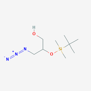 3-Azido-2-{[tert-butyl(dimethyl)silyl]oxy}propan-1-ol