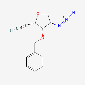 3,6-Anhydro-5-azido-4-O-benzyl-1,2,5-trideoxy-L-arabino-hex-1-ynitol