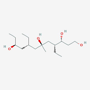 (3R,4R,6S,8S,10S)-4,8-Diethyl-6-methyldodecane-1,3,6,10-tetrol