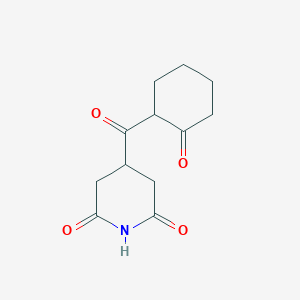 4-(2-Oxocyclohexanecarbonyl)piperidine-2,6-dione