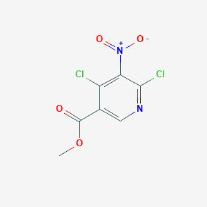 molecular formula C7H4Cl2N2O4 B1420050 Methyl 4,6-dichloro-5-nitronicotinate CAS No. 89247-05-2