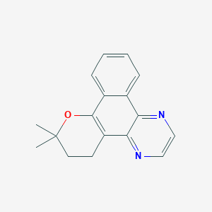 5H-Benzo[f]pyrano[2,3-h]quinoxaline, 6,7-dihydro-7,7-dimethyl-