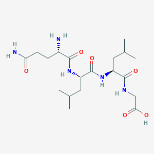 L-Glutaminyl-L-leucyl-L-leucylglycine