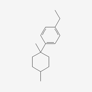 1-(1,4-Dimethylcyclohexyl)-4-ethylbenzene