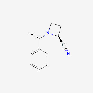 (2S)-1-[(1S)-1-phenylethyl]azetidine-2-carbonitrile