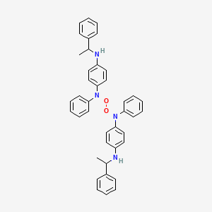 N~1~,N~1'~-Peroxybis[N~1~-phenyl-N~4~-(1-phenylethyl)benzene-1,4-diamine]