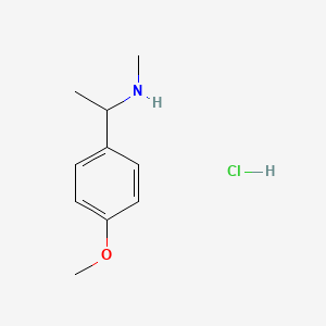 [1-(4-Methoxyphenyl)ethyl]methylamine hydrochloride