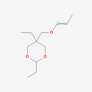 2,5-Diethyl-5-{[(prop-1-en-1-yl)oxy]methyl}-1,3-dioxane