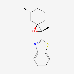 2-[(2S,3R,5R)-2,5-dimethyl-1-oxaspiro[2.5]octan-2-yl]-1,3-benzothiazole