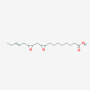 8-[3-[(3-Pent-2-enyloxiran-2-yl)methyl]oxiran-2-yl]octanoic acid