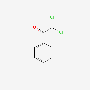 molecular formula C8H5Cl2IO B14200663 Ethanone, 2,2-dichloro-1-(4-iodophenyl)- CAS No. 832096-07-8