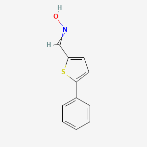 molecular formula C11H9NOS B14200666 N-[(5-Phenylthiophen-2-yl)methylidene]hydroxylamine CAS No. 859239-23-9