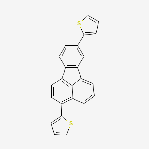 molecular formula C24H14S2 B14200667 2,2'-(Fluoranthene-3,8-diyl)dithiophene CAS No. 848358-76-9