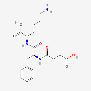 molecular formula C19H27N3O6 B14200690 N-(3-Carboxypropanoyl)-L-phenylalanyl-L-lysine CAS No. 918643-62-6