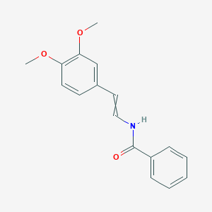 molecular formula C17H17NO3 B14200691 N-[2-(3,4-Dimethoxyphenyl)ethenyl]benzamide CAS No. 860723-95-1