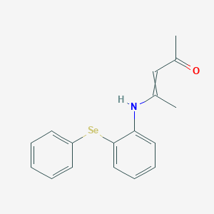 4-[2-(Phenylselanyl)anilino]pent-3-en-2-one