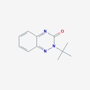 molecular formula C11H13N3O B14200704 1,2,4-Benzotriazin-3(2H)-one, 2-(1,1-dimethylethyl)- CAS No. 832077-16-4