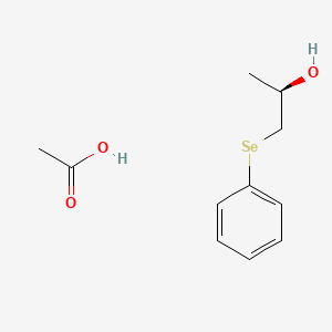 acetic acid;(2R)-1-phenylselanylpropan-2-ol