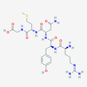 N~5~-(Diaminomethylidene)-L-ornithyl-L-tyrosyl-L-asparaginyl-L-methionylglycine