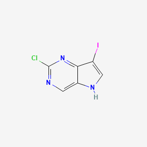 2-chloro-7-iodo-5H-pyrrolo[3,2-d]pyrimidine