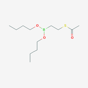 S-(2-dibutoxyboranylethyl) ethanethioate