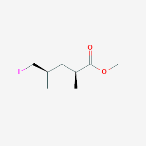 molecular formula C8H15IO2 B14200778 methyl (2S,4R)-5-iodo-2,4-dimethylpentanoate CAS No. 918437-99-7