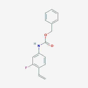 Benzyl (4-ethenyl-3-fluorophenyl)carbamate