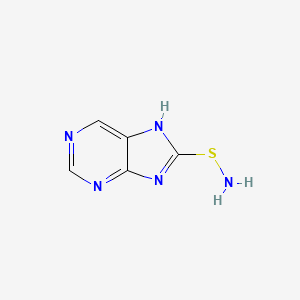 S-7H-Purin-8-yl-(thiohydroxylamine)