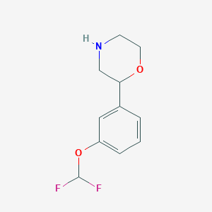 2-[3-(Difluoromethoxy)phenyl]morpholine
