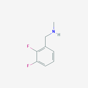 molecular formula C8H9F2N B1420120 N-Methyl-2,3-difluorobenzylamine CAS No. 906645-41-8