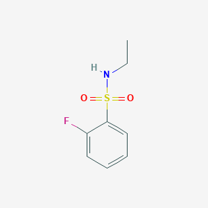 molecular formula C8H10FNO2S B1420144 N-ethyl-2-fluorobenzene-1-sulfonamide CAS No. 1094523-56-4