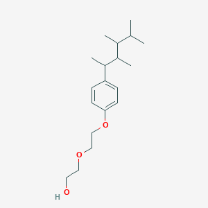 2-{2-[4-(3,4,5-Trimethylhexan-2-yl)phenoxy]ethoxy}ethan-1-ol