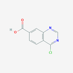 molecular formula C9H5ClN2O2 B1420160 4-Chloroquinazoline-7-carboxylic acid CAS No. 942507-89-3