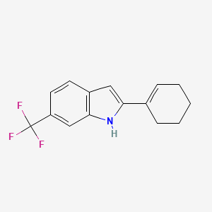 2-(Cyclohex-1-en-1-yl)-6-(trifluoromethyl)-1H-indole