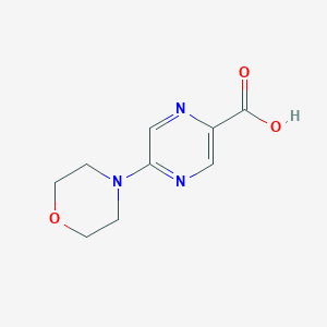 molecular formula C9H11N3O3 B1420161 5-Morpholinopyrazine-2-carboxylic acid CAS No. 946598-39-6