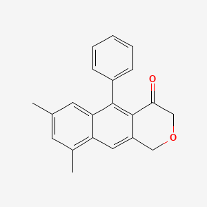 7,9-Dimethyl-5-phenyl-1H-naphtho[2,3-c]pyran-4(3H)-one