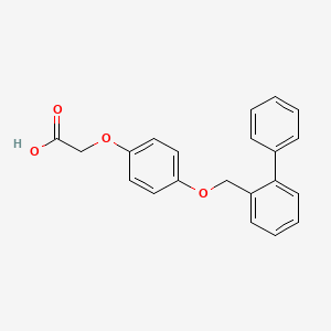 {4-[([1,1'-Biphenyl]-2-yl)methoxy]phenoxy}acetic acid