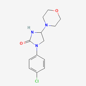 1-(4-Chlorophenyl)-4-(morpholin-4-yl)imidazolidin-2-one