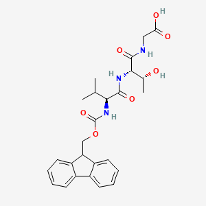 N-{[(9H-Fluoren-9-yl)methoxy]carbonyl}-L-valyl-L-threonylglycine